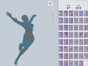 My first pose ever in 123D MAKE