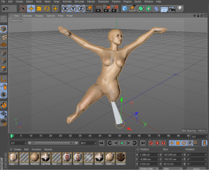My first pose ever in C4D